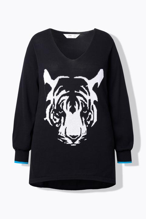 Produktbild Angel of Style Pullover, bequeme Passform, Tiger-Motiv