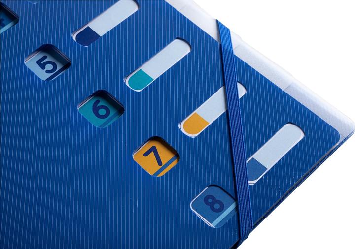 Produktbild Exacompta Fächermappen Set Bee Blue (A4, 1x)