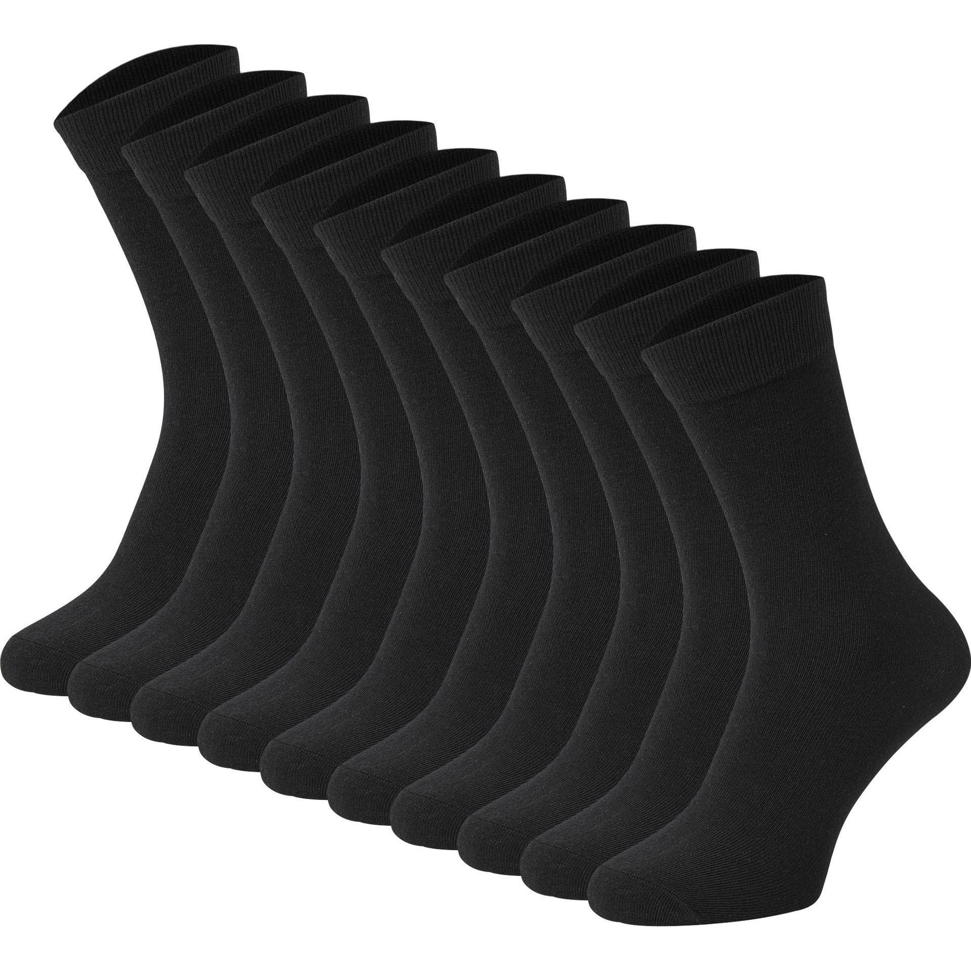 Jack & Jones, Unisex, Socken, Jacblack Sock 5 Pack Jnr, Schwarz, (10er Pack, 38 - 43)