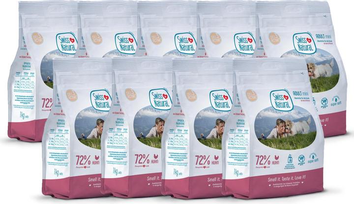 Image du produit Swiss natural Nourriture semi-humide Soft ADULT au poulet et aux pommes de terre (Adulte, Junior, 1 pcs, 1000 g)