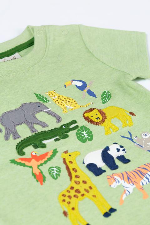Image du produit Frugi T-shirt pour tout-petits Little Creature (10XL, 11XL, 12XL)