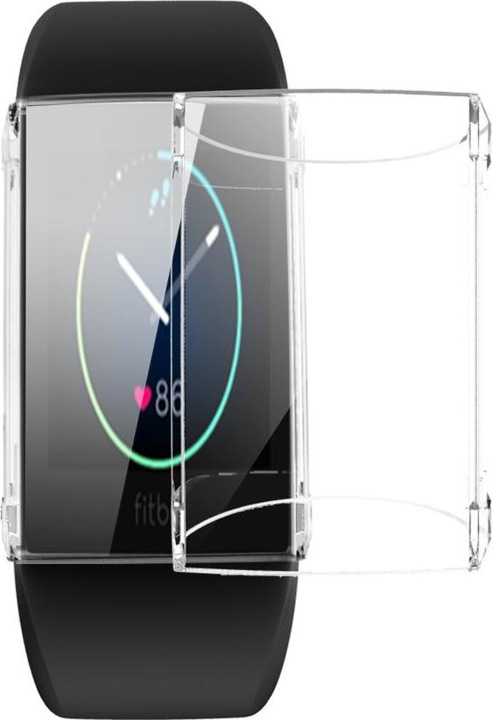 Actual product image Cover-Discount Fitbit Charge 4 - Rubber Protection Case transparent