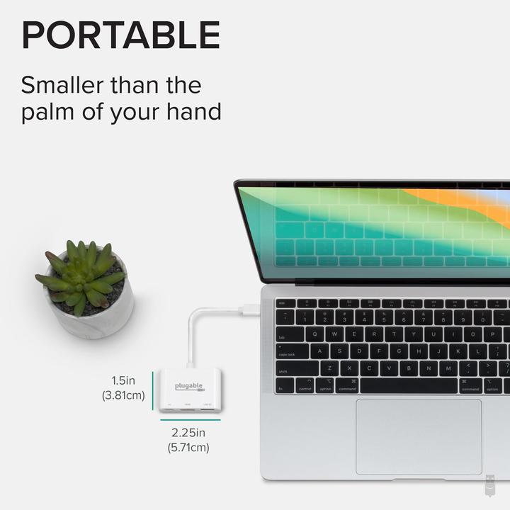 Image du produit Plugable Hub multiport USB C vers HDMI (USB-C)