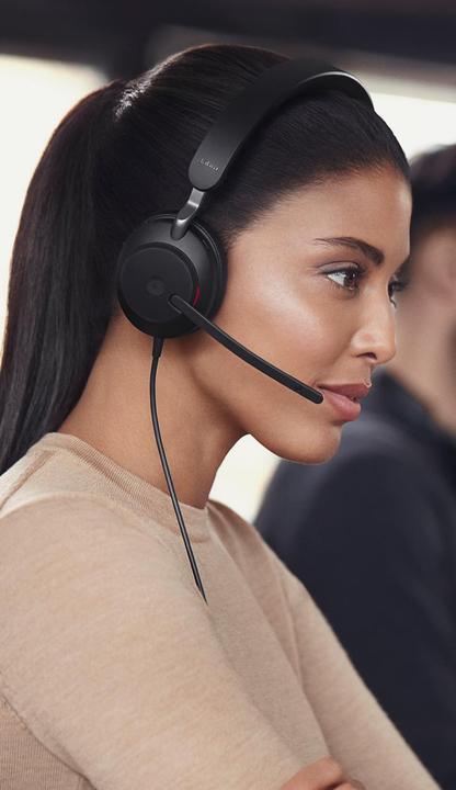 Actual product image Jabra EVOLVE2 40 SE USB-C UC (Cable, USB-C, Unify)