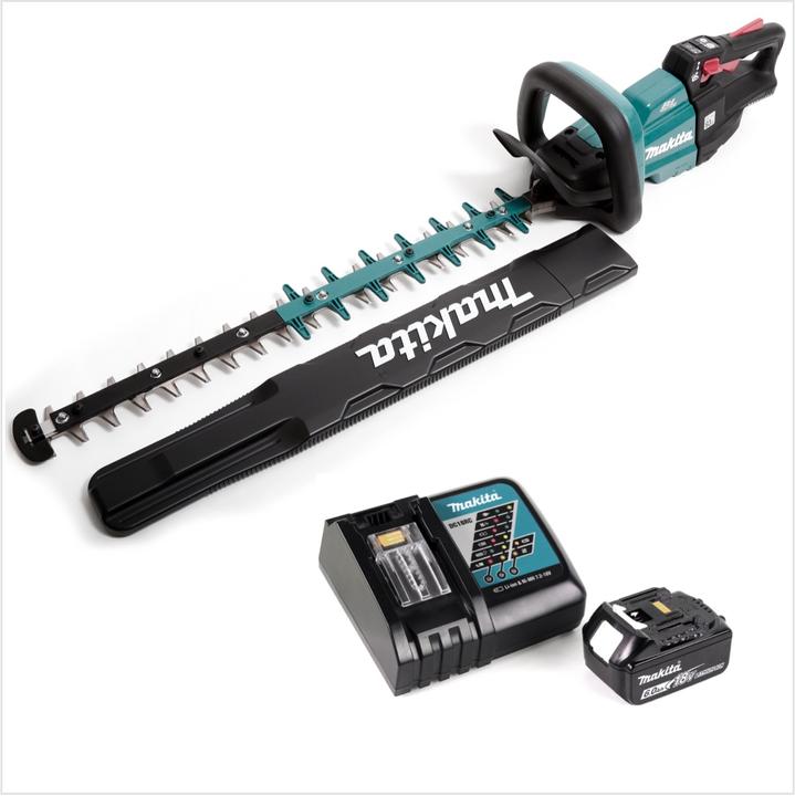 Immagine prodotto Makita Tagliasiepi a batteria DUH 601 RG1 18V 60cm brushless + 1x batteria 6.0Ah + caricatore (Batteria ricaricabile)