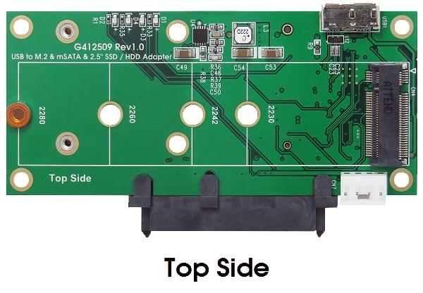 Exsys EX-3675 SSD enclosure M.2" Grün Speichergehäuse (M.2)