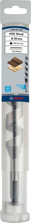Produktbild Bosch Professional Zubehör PRO Wood Holzschlangenbohrer, 26 x 170 x 235 mm (11.1 mm)