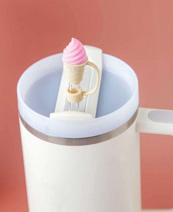 Image du produit I Am Creative Silikon Trinkhalm-Abdeckung passend für Trinkflaschen, Stanley