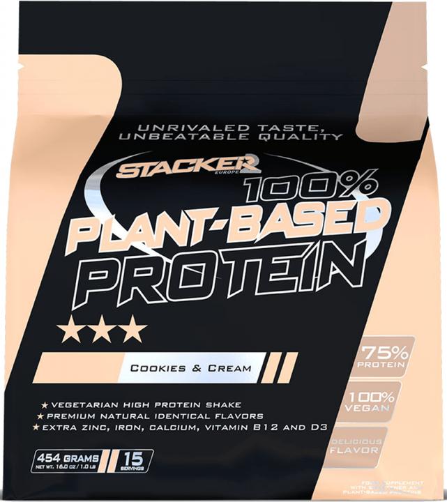Actual product image Stackers 100% Plant-Based Protein (1 x, 454 g)