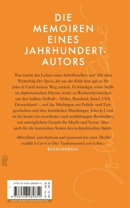 Produktbild Der Taubentunnel (Deutsch, John le Carré, 2017)
