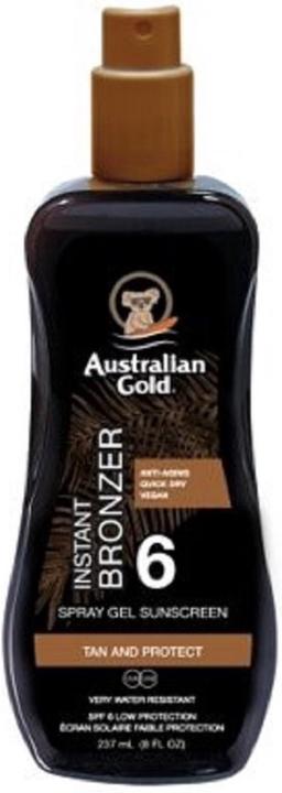 Produktbild Australian Gold Spray Gel mit Bronzer (Sonnengel, Sonnenspray, Bis SPF 10, 237 ml)