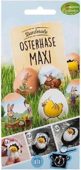 Brauns Heitmann Oster Eierbanderole Osterhase mehrfarbig (12 x)