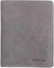 Actual product image Pridesoul PRIDE&SOUL RFID wallet, landscape format, leather, grey
