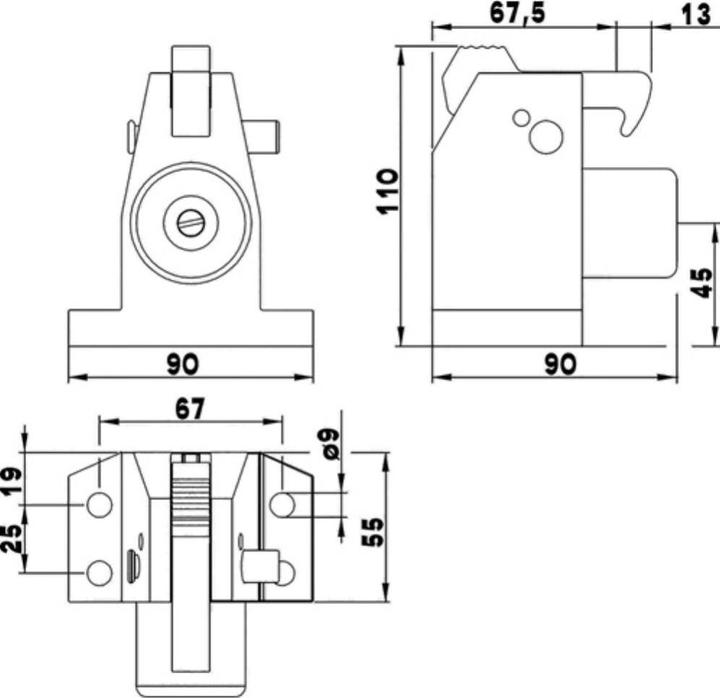 Image du produit Deni Arrêt de porte 3871 0000 83 (1 pcs)