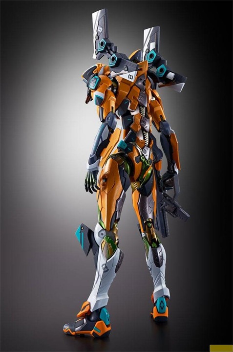 Actual product image Bandai Neon Genesis Evangelion figurine Diecast Metal Build EVA-00/00' Prototype 22 cm
