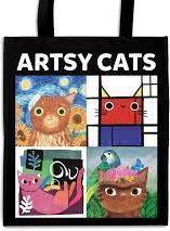 Artsy Cats Reusable Shopping Bag (Anglais, Mudpuppy, 2020)