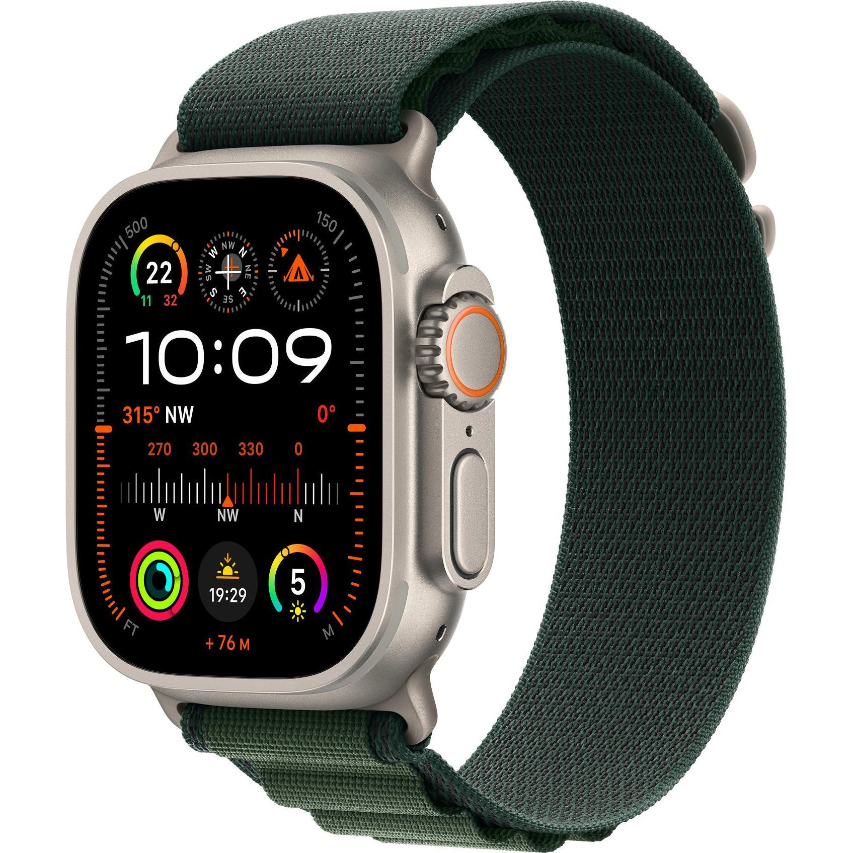 Thumbnail - Apple Alpine Loop (49 mm, Textil, Apple Watch Ultra2), Uhrenarmband, Grün