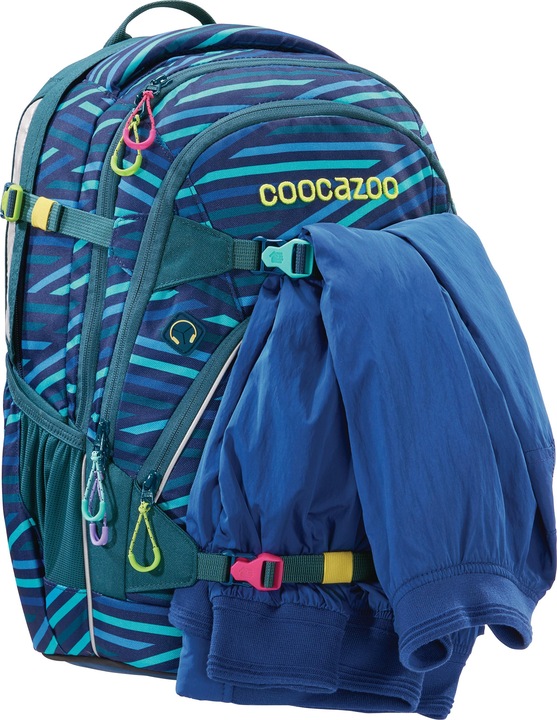 Actual product image Coocazoo ScaleRale Zebra Stripe Blue (30 l)