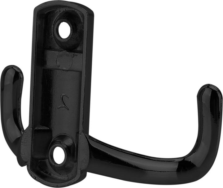 Actual product image Intirilife Double coat hook in matt black