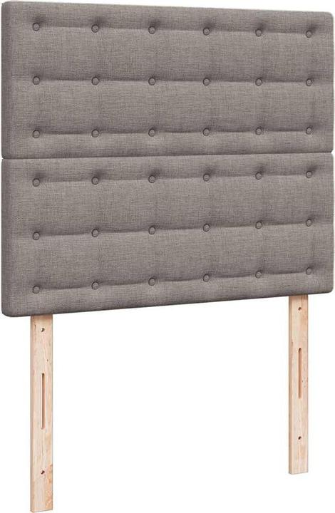 Produktbild vidaXL Bo x springbett mit Matratze 120 x 190 cm Stoff (120 x 190 cm)