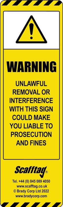 Actual product image ScaffTag Sets for shelf inspections (small)