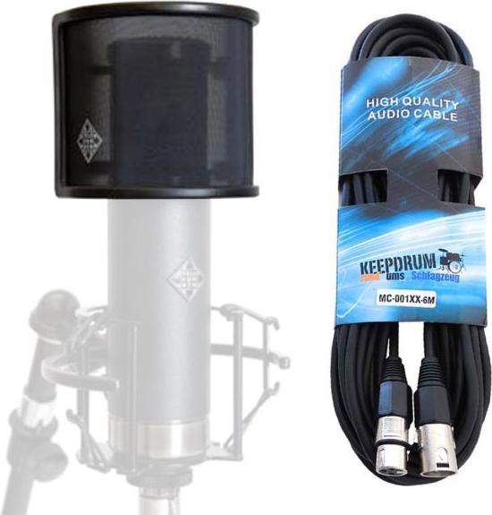 Telefunken PL05 Popschutz mit XLR-Kabel 6m