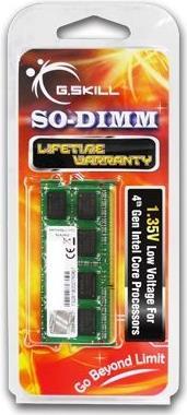 Actual product image G.Skill DDR3 4GB 1600 MHz (1 x 4GB, 1600 MHz, DDR3-RAM, SO-DIMM)