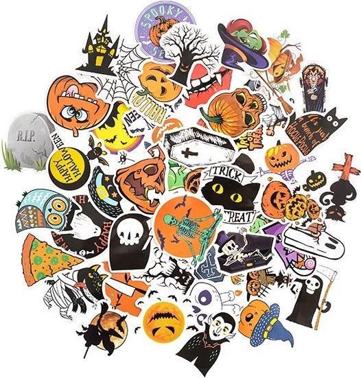 Produktbild Barry King Halloween-Vinylaufkleber 6-8 cm 50 Stk