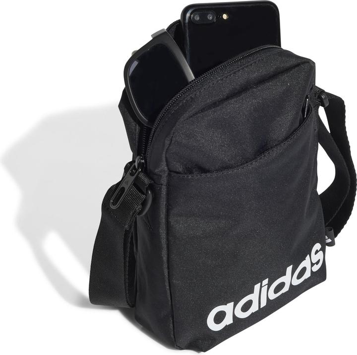 Produktbild adidas LINEAR Organizer, Unisex-Erwachsene Gürteltasche, Black/White, One Size - JE8341