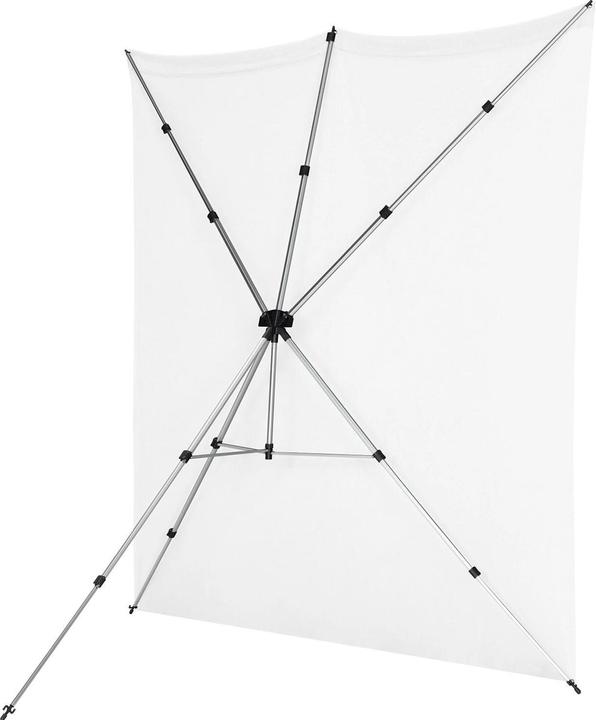 Actual product image Westcott X-Drop Pro - High-Key White (8' x 8') Wrinkle-Resistant Backdrop, 2.4x2.4m (243.80 cm, 243.80 cm)