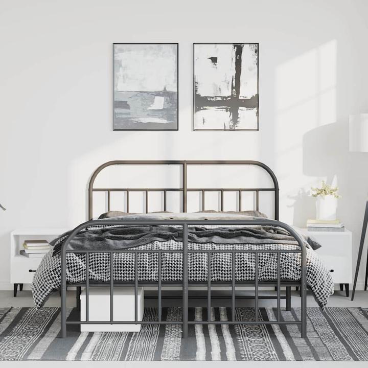 Actual product image vidaXL Bettgestell (135 x 190 cm)