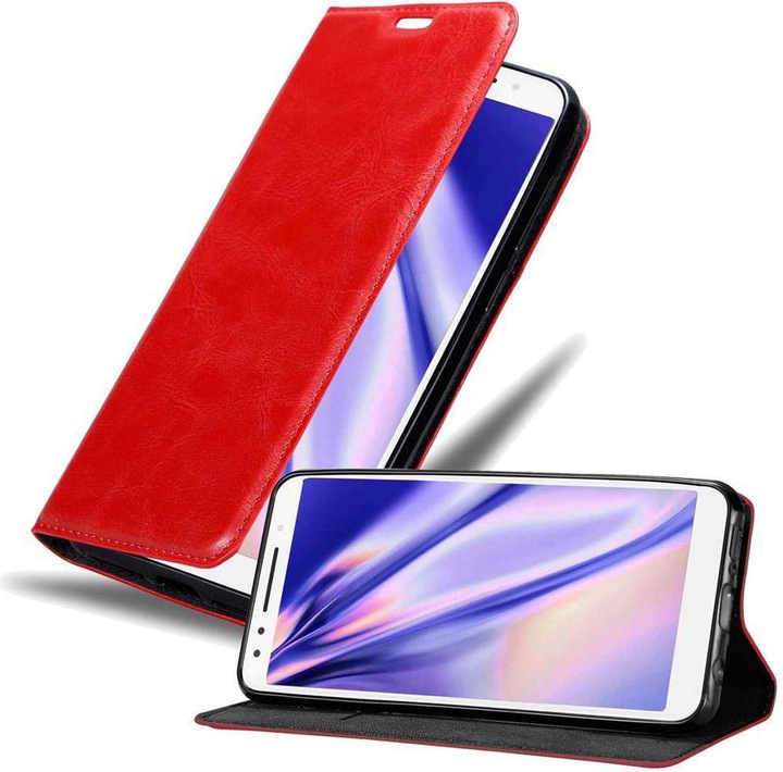 Actual product image Cadorabo Book Invisible Magnet Cover (Alcatel 3)