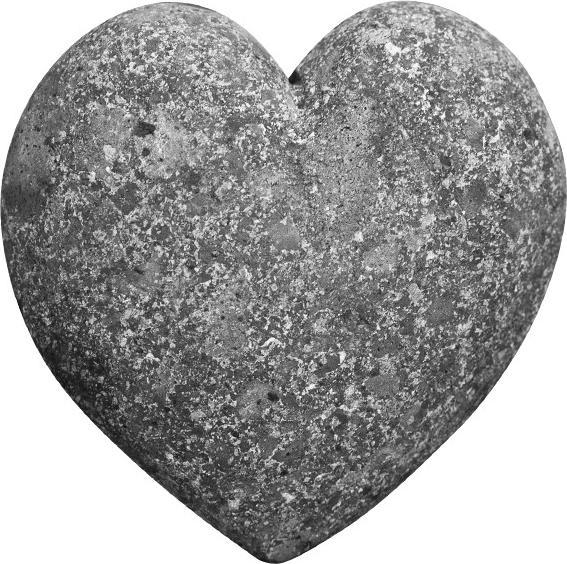 Produktbild Koi-Breeder Stein Deko Herz