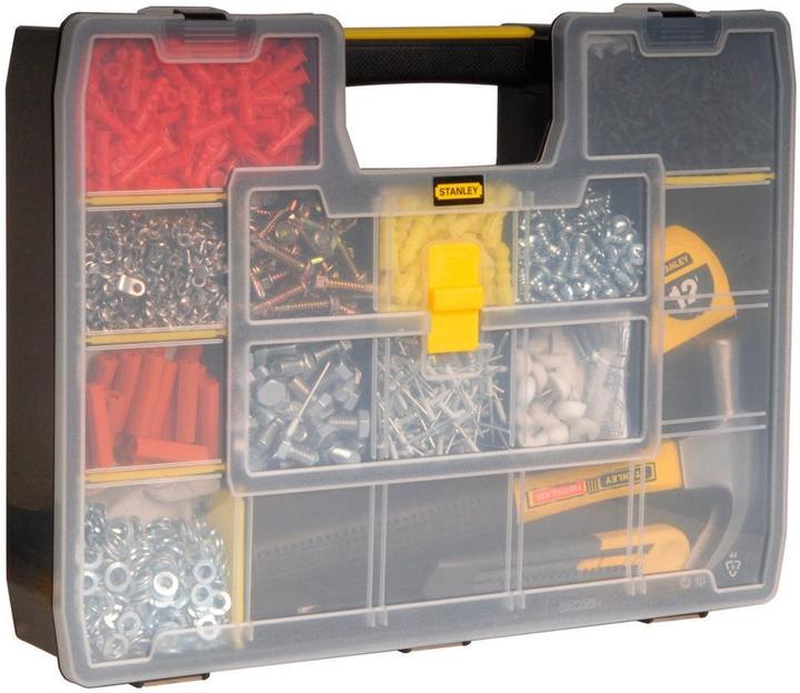 Actual product image Stanley Toolbox L with removable dividers