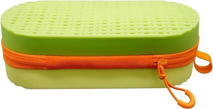 Actual product image Only-Bags.Store 1 Stück. Atmungsaktives Silikon-Brillenetui - grosses Fassungsvermögen, wendbar, langlebig und