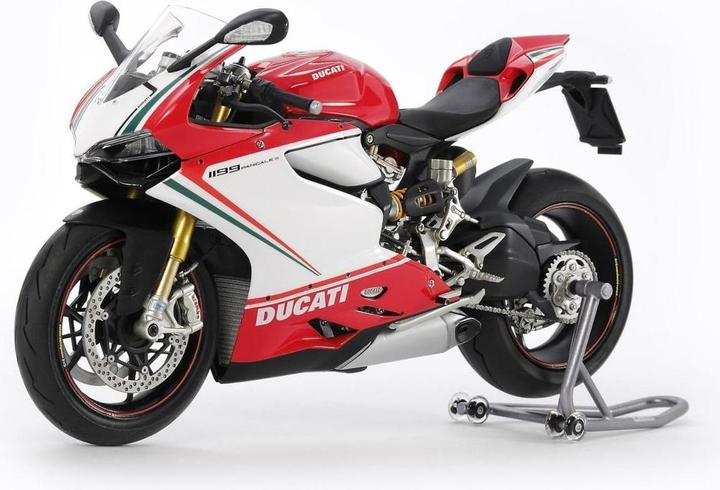 Actual product image Tamiya Motorcycle model 1:12 Ducati 1199 Panigale S Tricolore