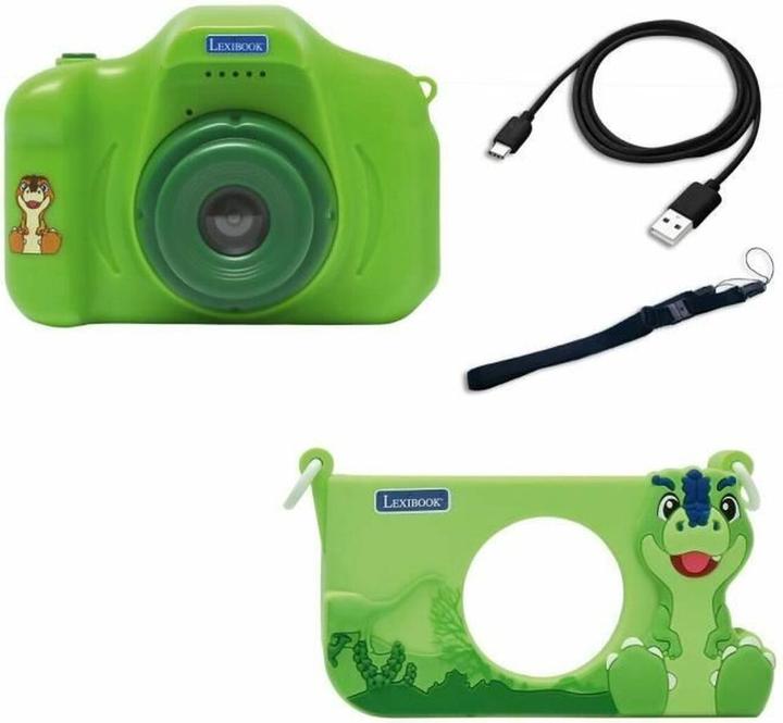 Produktbild Lexibook 4-in-1 Kinderkamera Dinosaurier DJ078DINO mit Schutz & MP3-Funktion