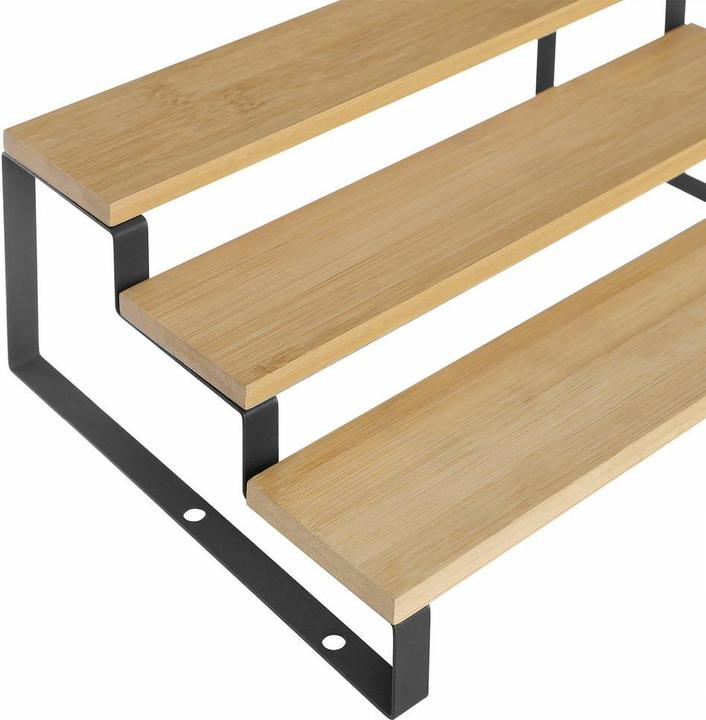 Actual product image Songmics Spice rack light brown