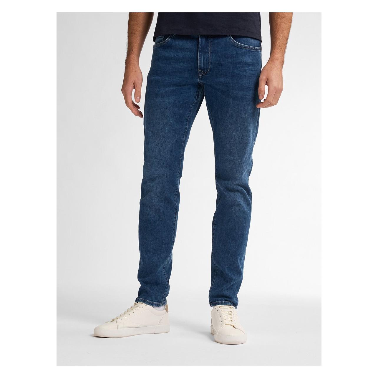 Petrol, Vrouwen, Jeans, Seaham Classic Slim Fit Jeans, Blauw, (34)