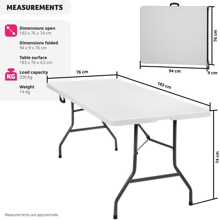 Image du produit tectake Table pliante