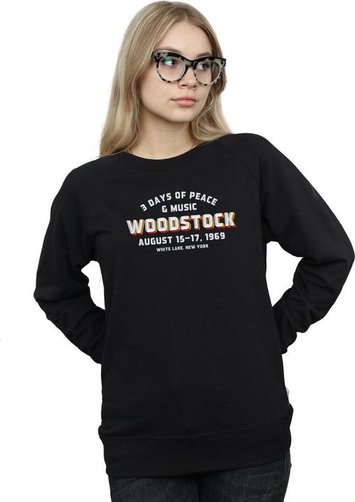 Actual product image Woodstock Womens/Ladies Varsity 1969 Sweatshirt (S)