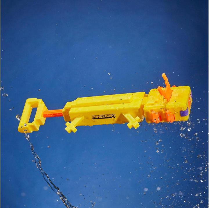 Produktbild Nerf Super Soaker Minecraft Axolotl Wasserblaster (Tank Integriert)