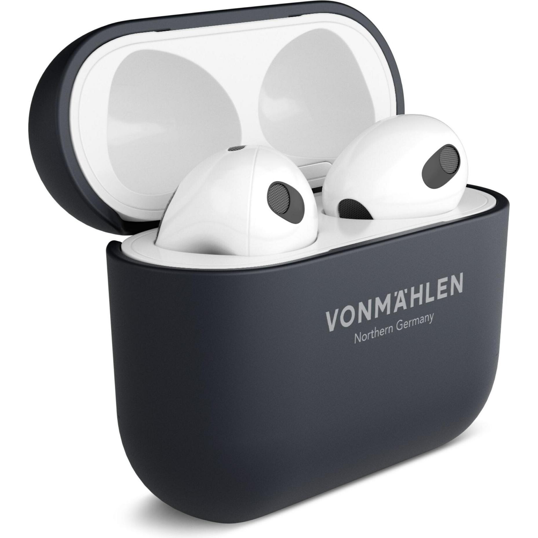 Thumbnail - Vonmählen Transportcase Thin AirPods 3 Black (Kopfhörer Hülle), Kopfhörertasche + Schutzhülle, Blau