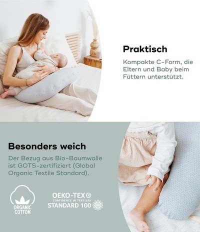 Actual product image Babymoov B.LOVE FEEDING PILLOW Mineral Grey (50 cm)