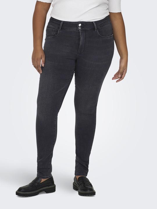Actual product image Only Curvy CarStorm Life HW Wide Skinny Fit Jeans (W54/L32)