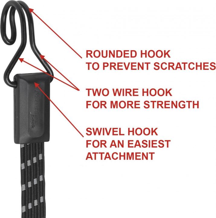 Actual product image Master Lock Rubber tension rope