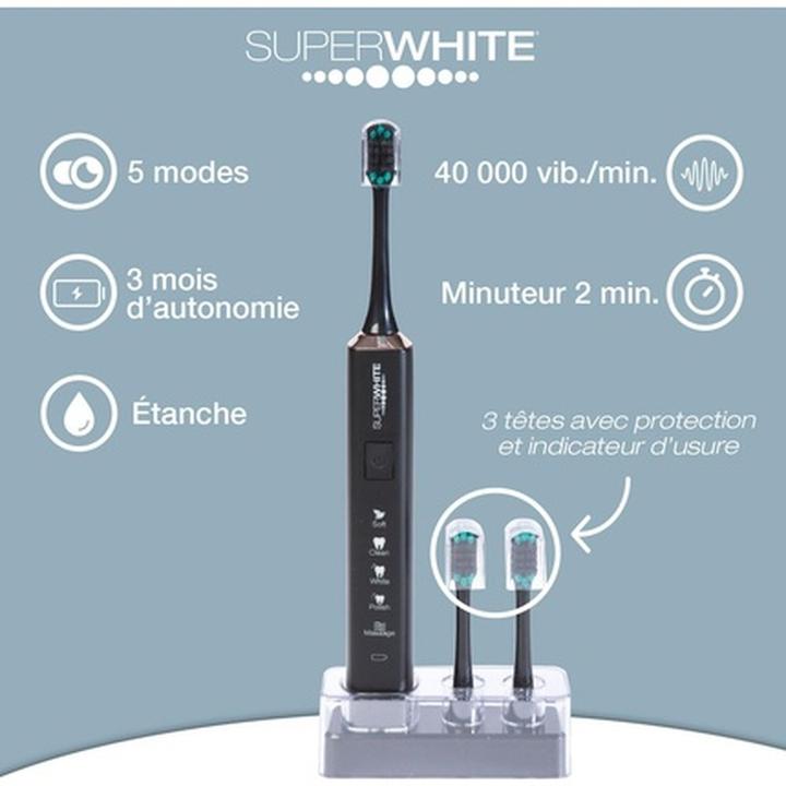 Image du produit Superwhite Schallzahnbürste black