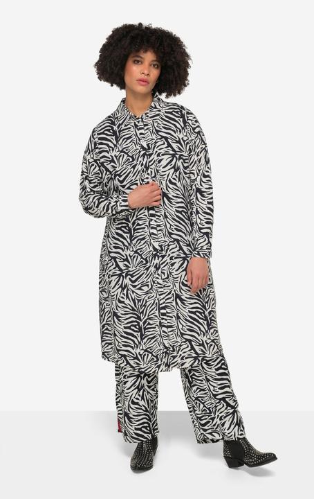 Produktbild Angel of Style Longbluse, Zebradruck, Rücken-Statement, Hemdkragen, Langarm (54)