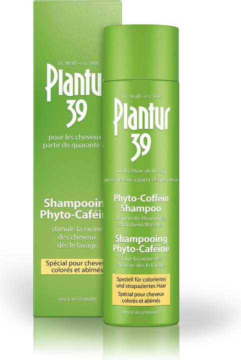 Produktbild Plantur 39 Coffein-Shampoo speziell für coloriertes und strapaziertes Haar (250 ml, Flüssiges Shampoo)