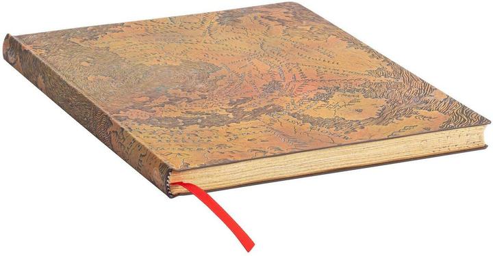 Actual product image Paperblanks Notebook Hunt-Lenox-Globus 18 x 23 cm, Lined, Brown (18 x 23 cm, Lined, Soft cover)